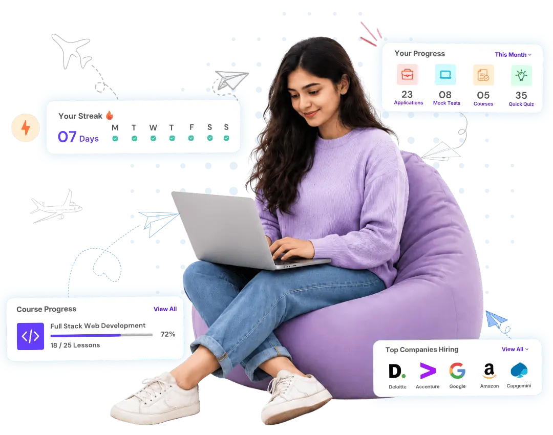 Job search illustration for top companies in India